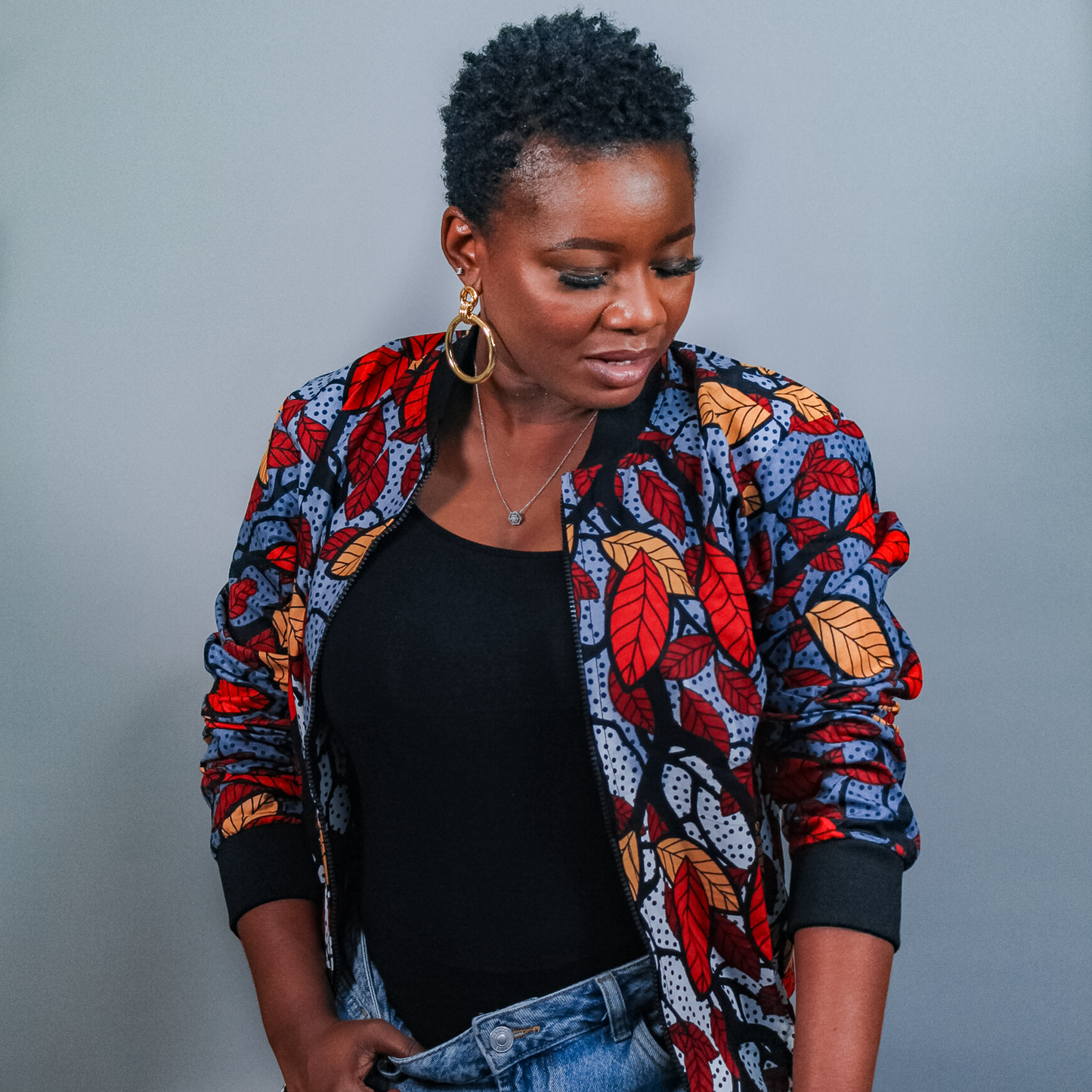 AMARA Statement Bomber Jacket