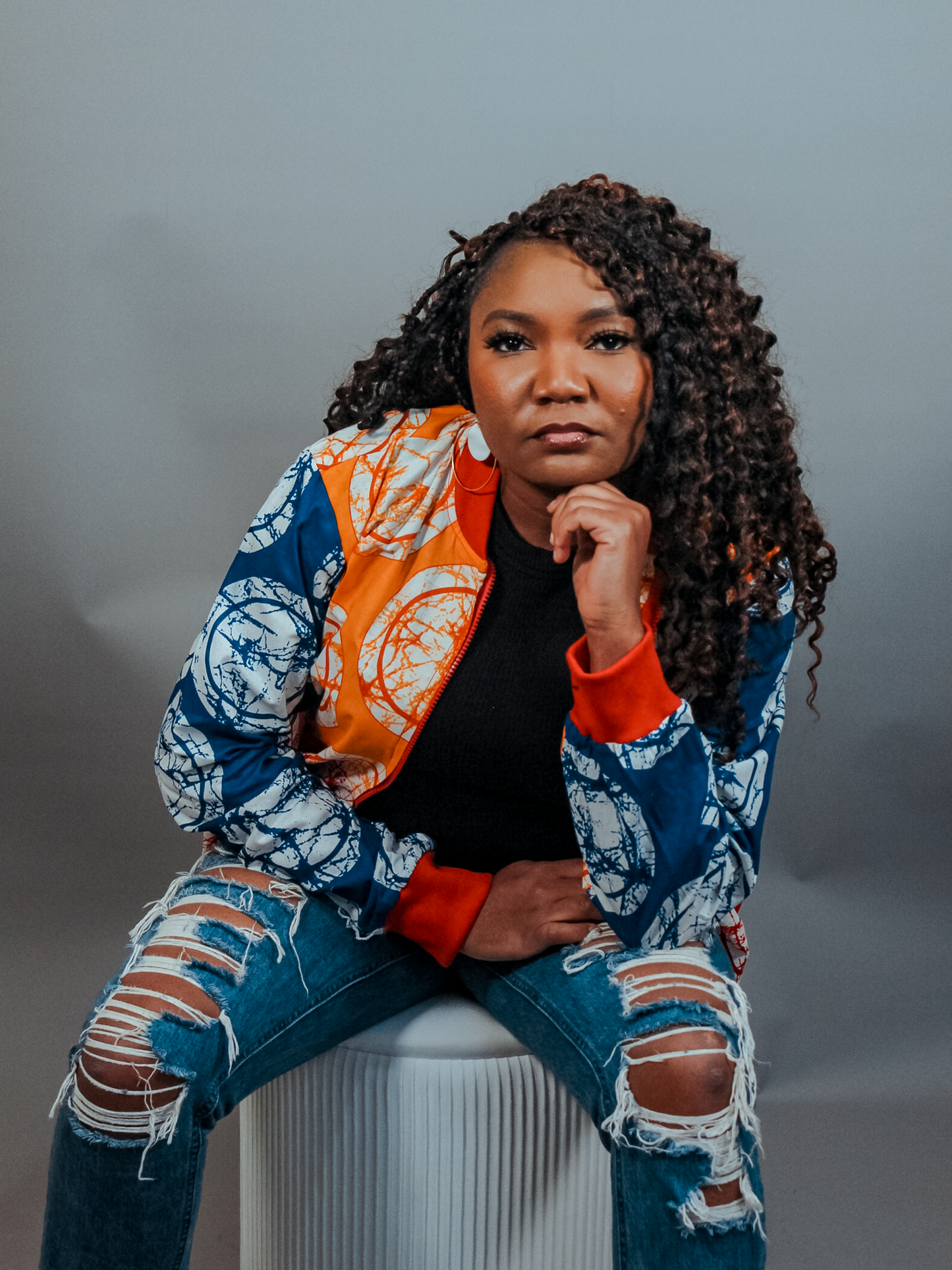 AMARA Statement Bomber Jacket