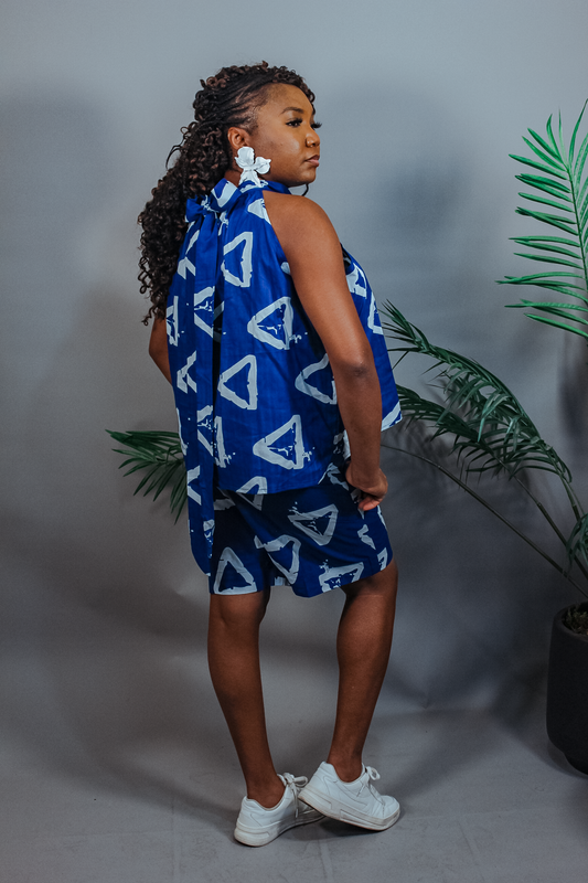 CELINE Tie-Back Halter Set