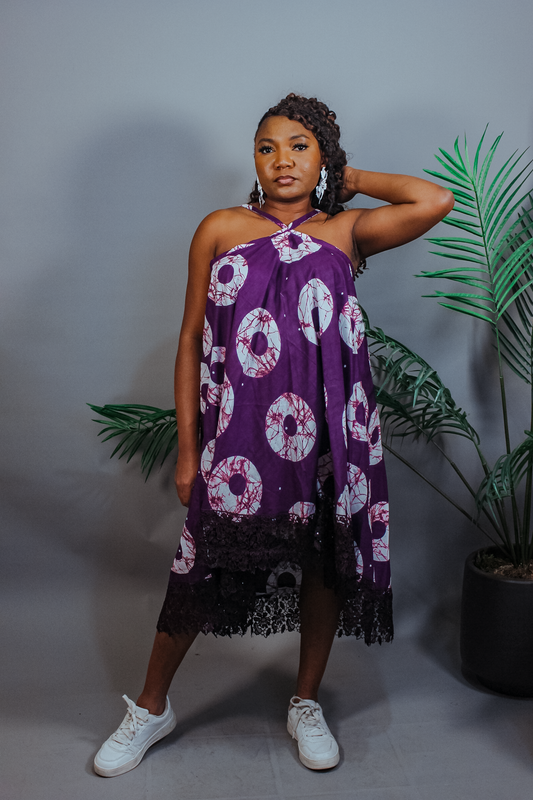 SÉRAPHINE Halter Dress